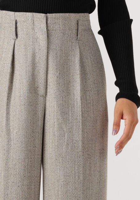 Lichtgrijze SECOND FEMALE Pantalon JUN TROUSERS - large