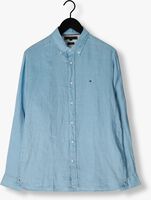 Blauwe TOMMY HILFIGER Casual overhemd PIGMENT DYED LI SOLID RF SHIRT - medium