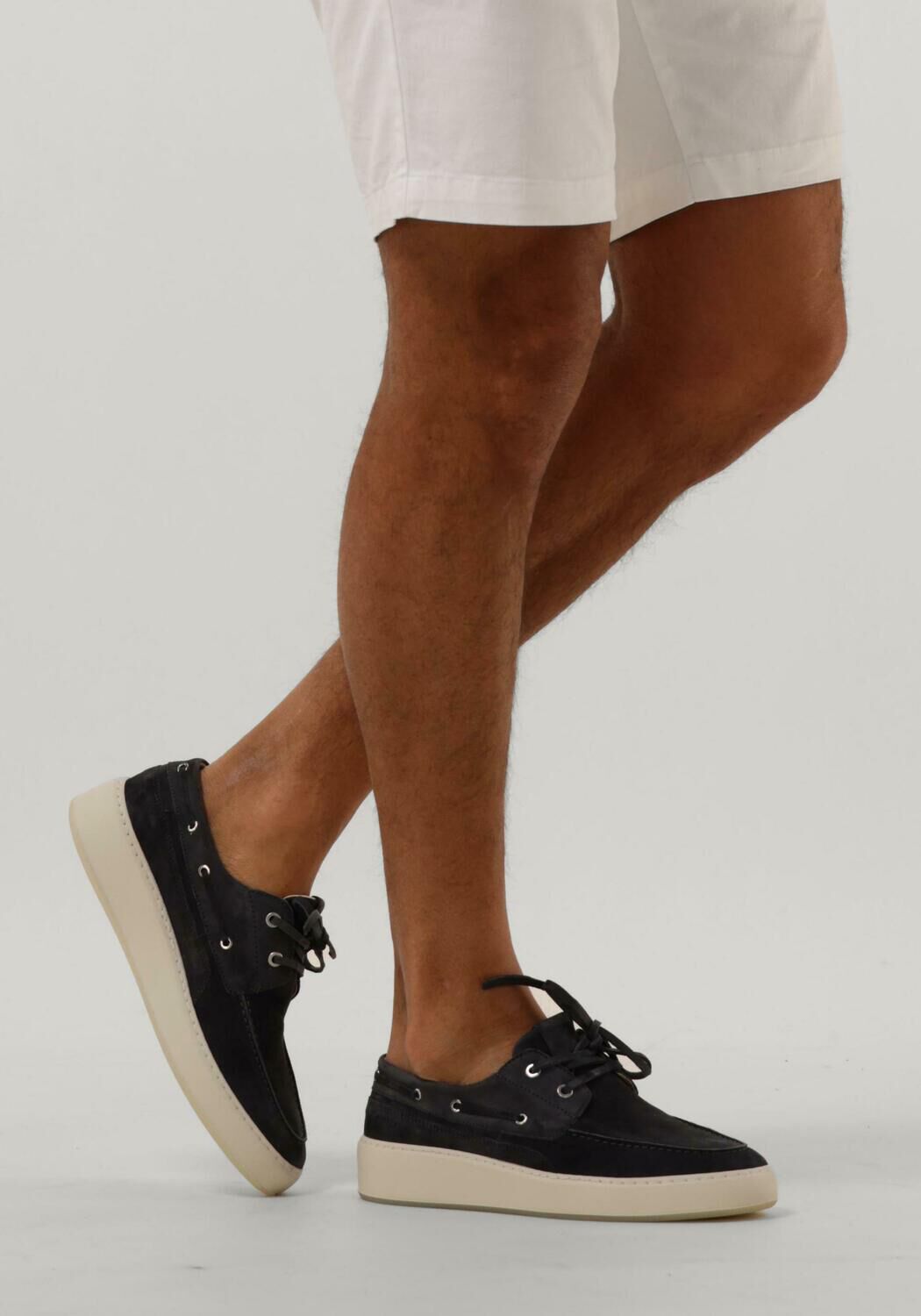 Blauwe NUBIKK Veterschoenen JIRO YACHT - large