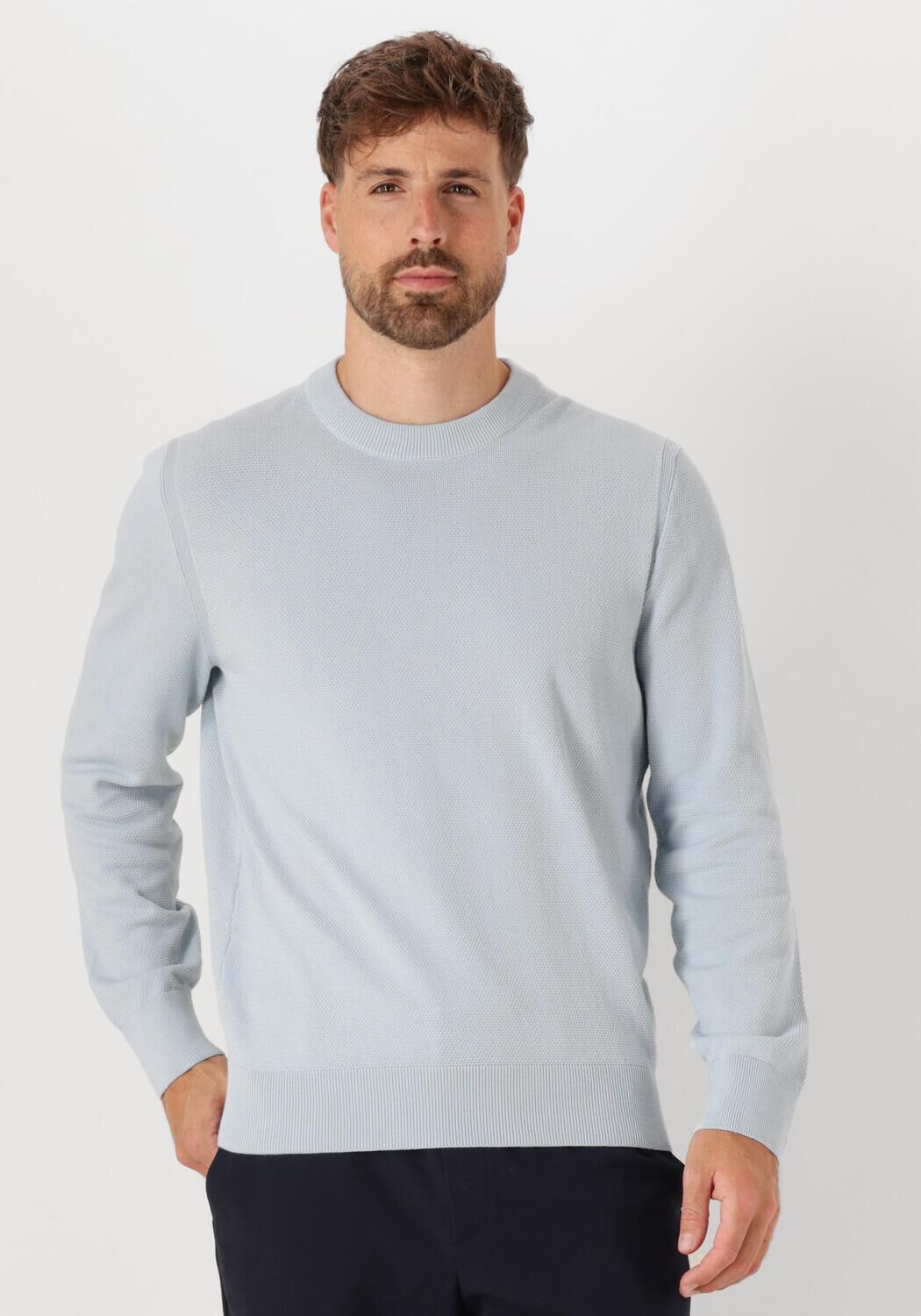 Boss Black Trui Heren Ecaio-p, Maat: 3XL, Kleur: Lichtblauw