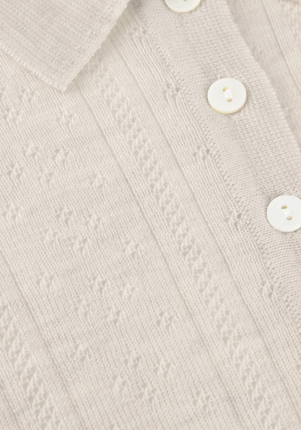 Ecru HERSKIND Blouses CYENNA KNIT BLOUSE - large