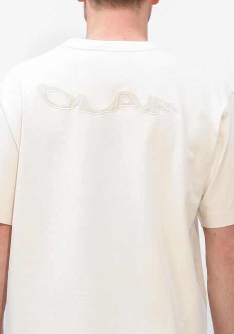 Witte OLAF HUSSEIN T-shirt RIPSTOP APPLIQUE RELAXED TEE - large