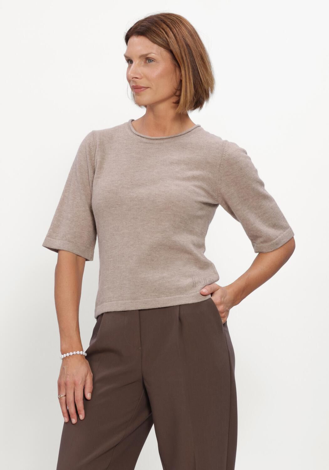 Zand BRUUNS BAZAAR Truien/vesten CHALINABBANDRA KNIT - large