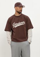 Bruine BRAM'S FRUIT T-shirt DOUBLE LAYER T-SHIRT