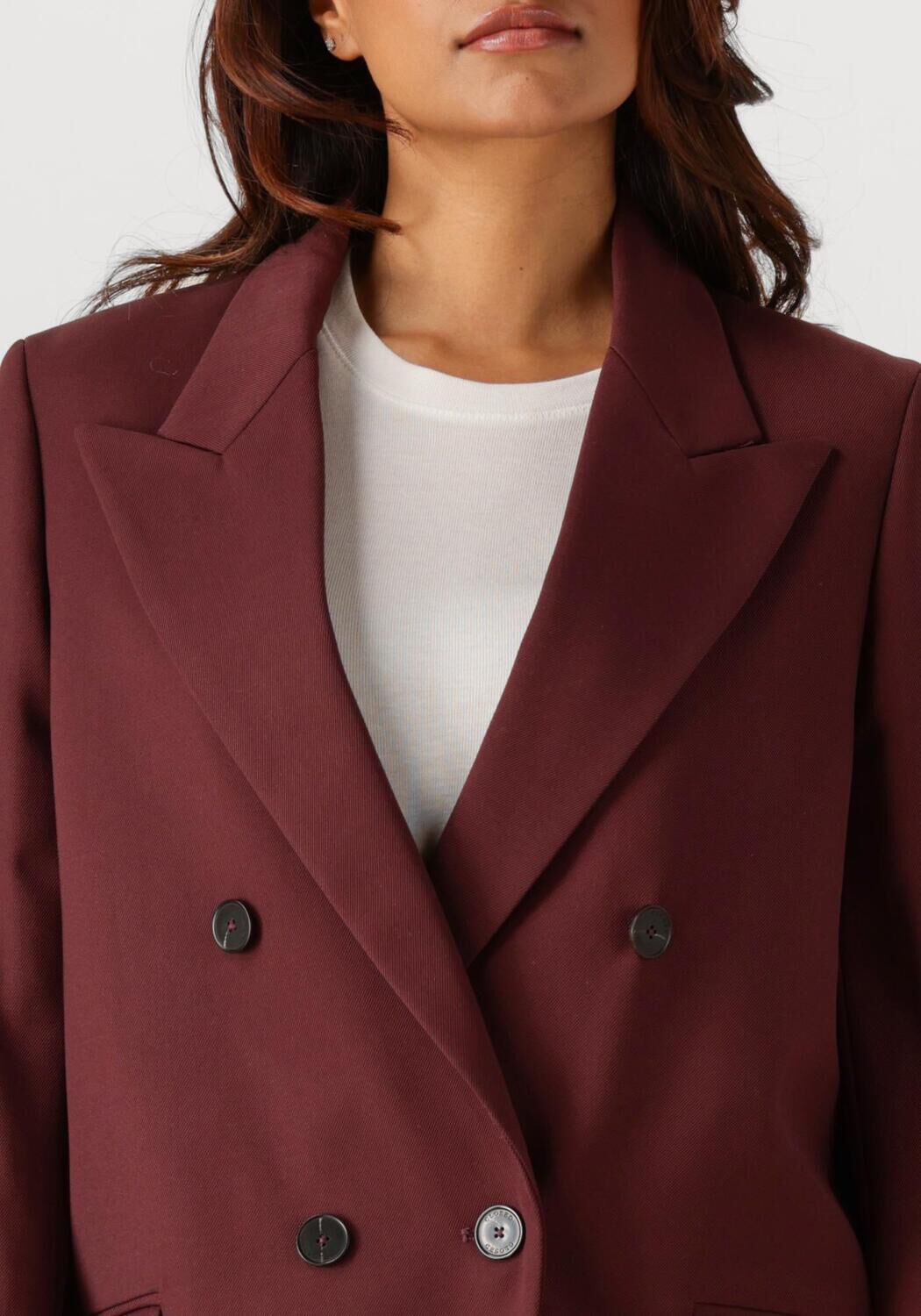 Bordeaux CLOSED Blazer FITTED DOUBLE BREASTED BLAZER - large