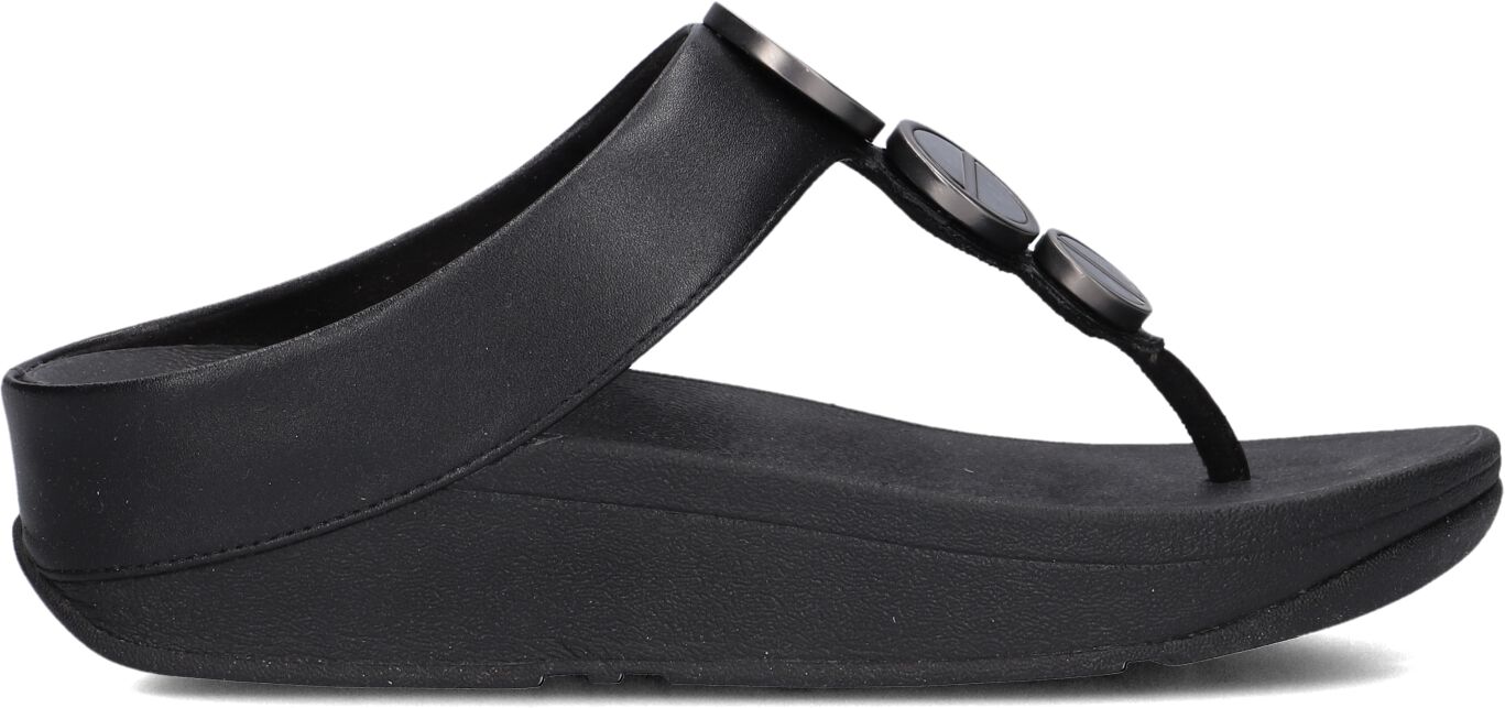 FitFlop Slippers
Dames Fe5, Maat: 40, Materiaal: Leer, Kleur: Zwart