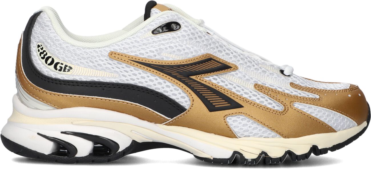 Diadora Lage Sneakers Dames Mesh Runner, Maat: 39, Materiaal: Mesh, Kleur: Goud