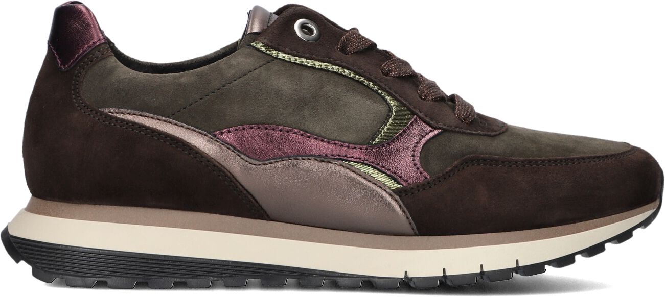 Gabor Lage Sneakers Dames 375, Maat: 37, Materiaal: Suède, Kleur: Bruin