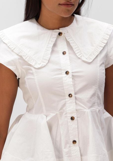 Witte GANNI Tops & T-shirts PETER PAN COLLAR SHIRT - large