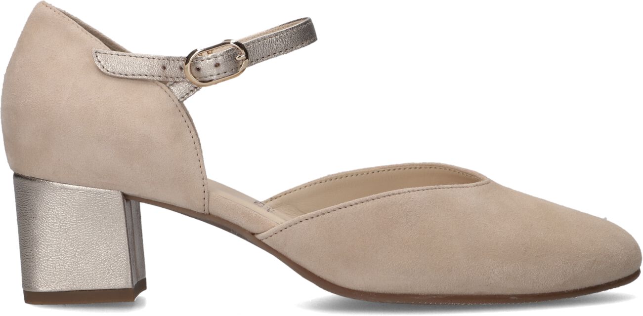 Hassia Pumps Dames Ravenna, Maat: 37,5, Materiaal: Suède, Kleur: Beige afbeelding 1