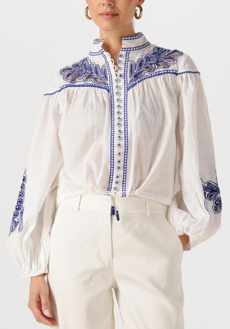 Witte SCARLETT POPPIES Blouses ZILLENO TOP - large