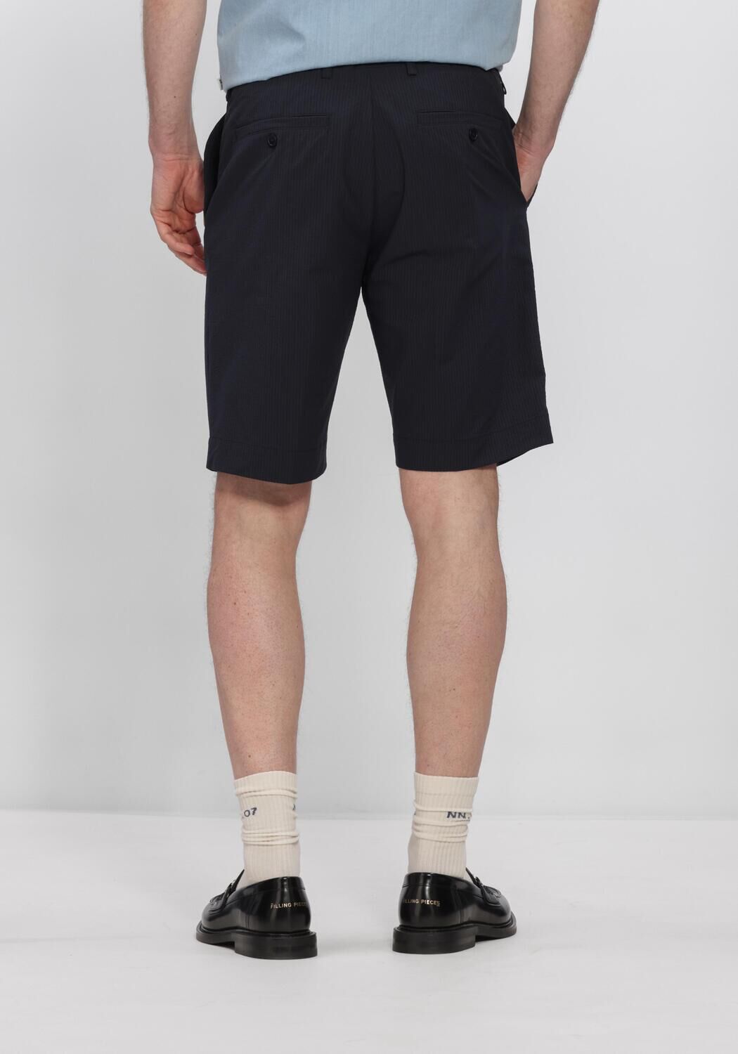Donkerblauwe NN.07 Korte broek BILLIE SHORTS 10038 - large