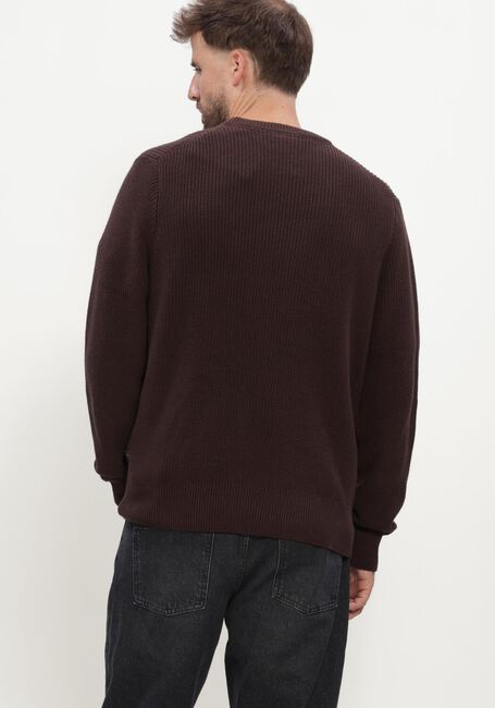 Bruine LES DEUX Trui RIB CREWNECK KNIT - large