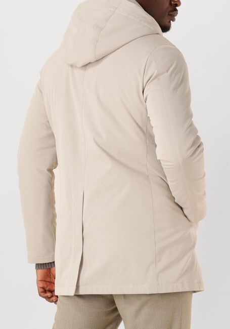 Beige PROFUOMO Parka's RAINCOAT LONG MAGNET - large