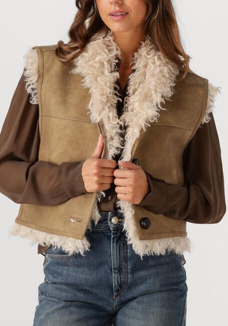 Taupe MARANT ETOILE Gilet CLARA-GC 25AGI0060FA - large