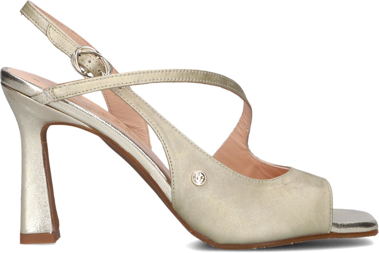 Floris van Bommel Slingbacks
Dames Sfw-90065, Maat: 36, Materiaal: Leer, Kleur: Goud