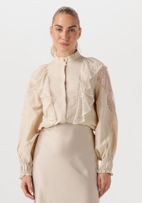 Beige BRUUNS BAZAAR Blouses YONA SHIRT - large