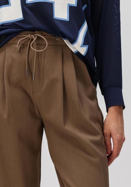 Bruine HAUTE L'AMITI&Eacute; Wijde broek MICHELLE TAILOR TIE TALL PANT - large