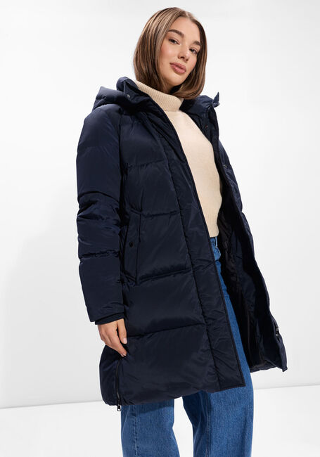 Donkerblauwe WOOLRICH Gewatteerde jas KELLY JACKET - large