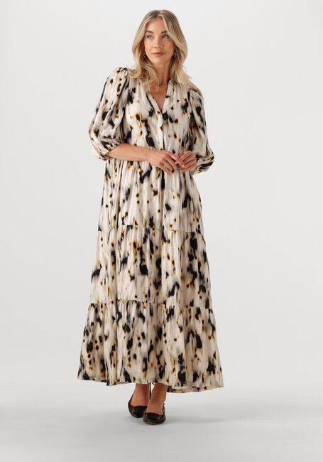 Ecru CO'COUTURE Maxi jurk ELISACC FLOOR DRESS - large