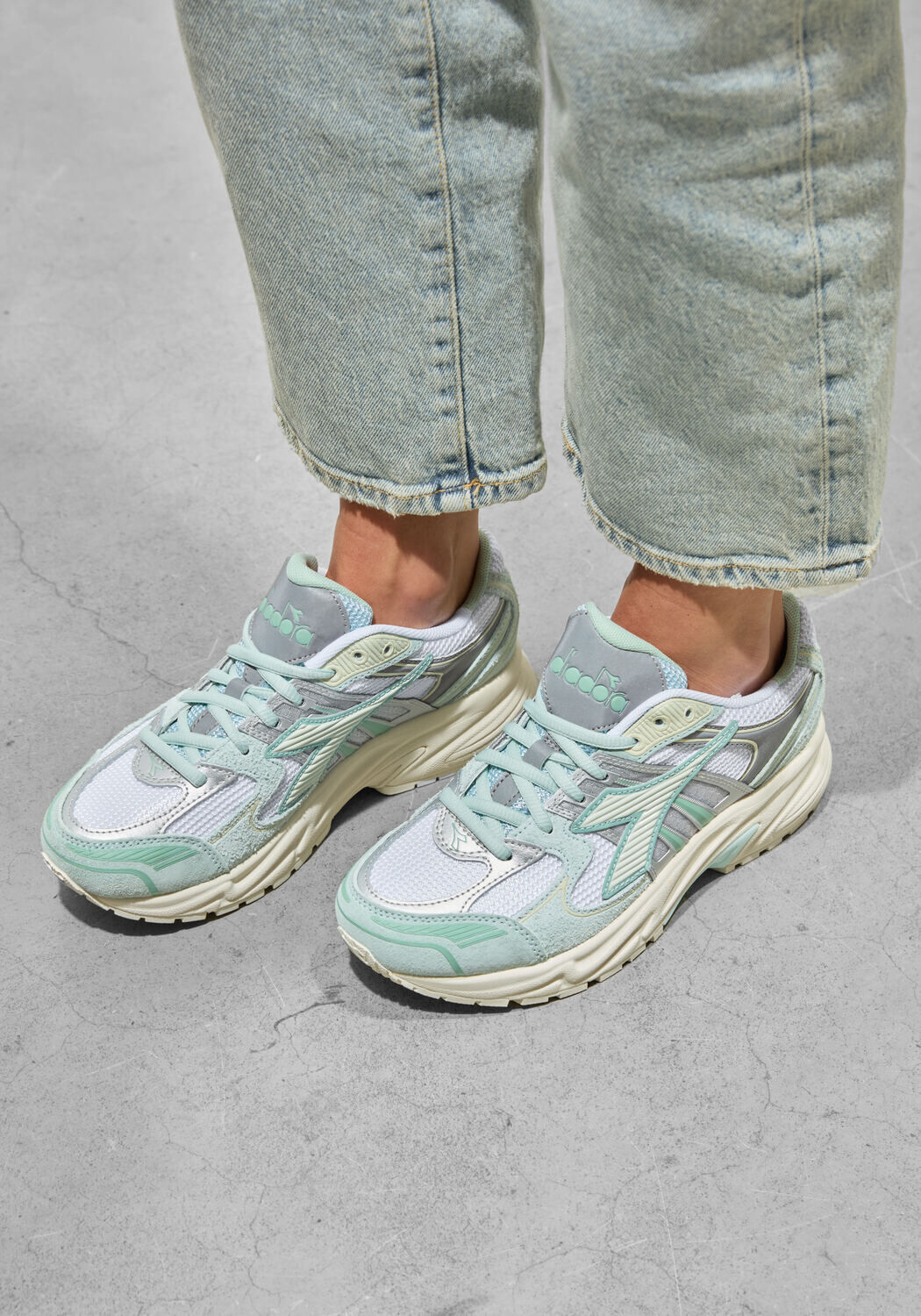 Blauwe DIADORA HERITAGE Lage sneakers MYTHOS STAR - large