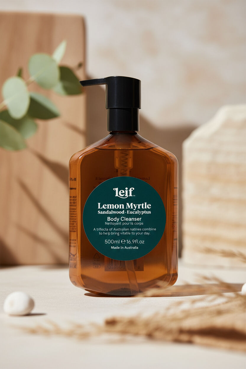 LEIF Lichaamsverzorging LEMON MYRTLE BODY CLEANSER 500ML - large