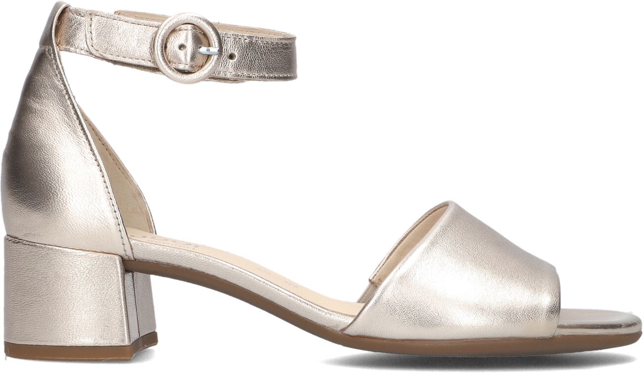 Gabor Sandalen
Dames 902, Maat: 42, Materiaal: Leer, Kleur: Goud