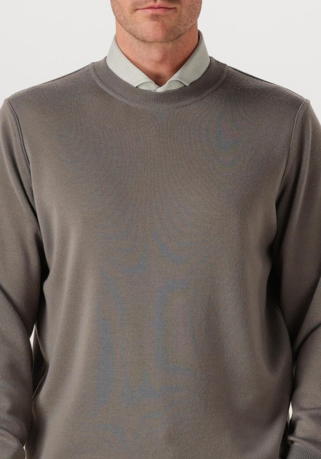 Taupe FILIPPO DE LAURENTIIS Trui G COLLO ML P TO FELPA - large