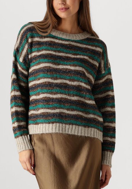 Multi SUMMUM Trui SWEATER MULTI COLOUR ALPACA LUREX KNIT - large