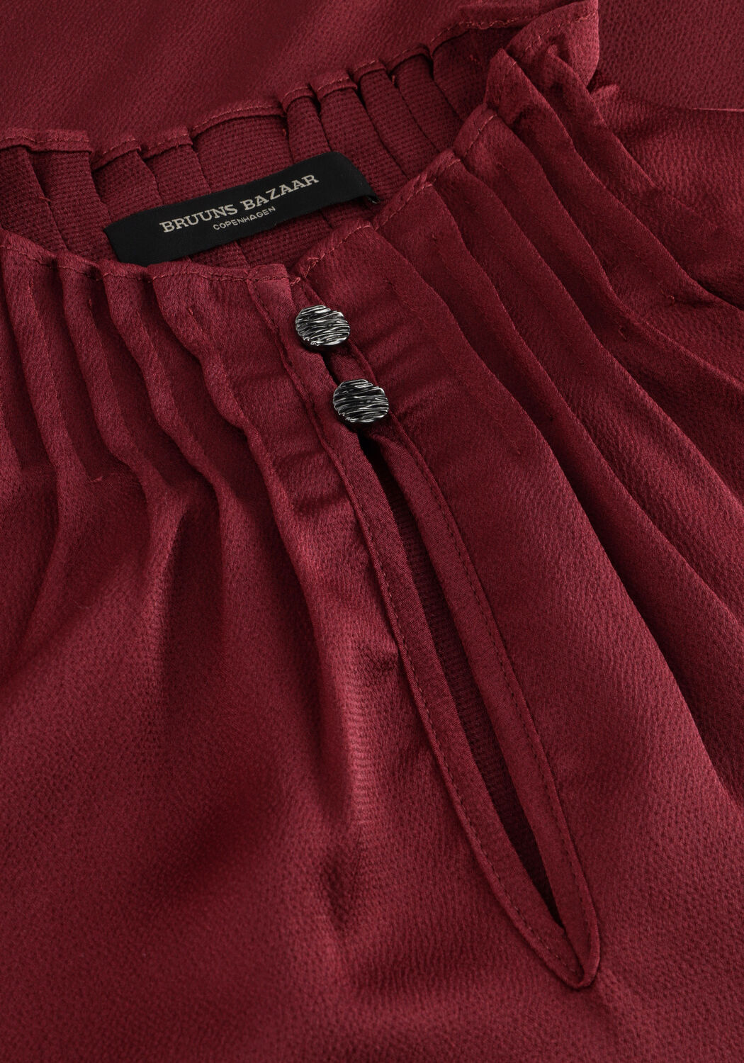 Bordeaux BRUUNS BAZAAR Mini jurk BBTARESE DRESS - large