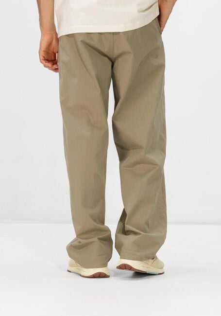 Beige OLAF HUSSEIN Chino BARREL LEG PANT - large