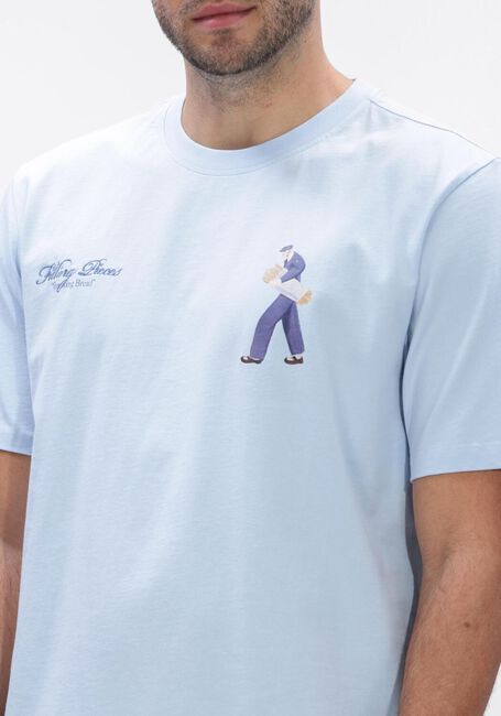 Lichtblauwe FILLING PIECES T-shirt T-SHIRT BAKERY - large