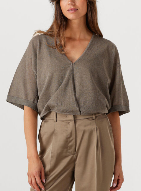 Bruine DANTE6 Top REVEL METALLIC CARDIGAN - large