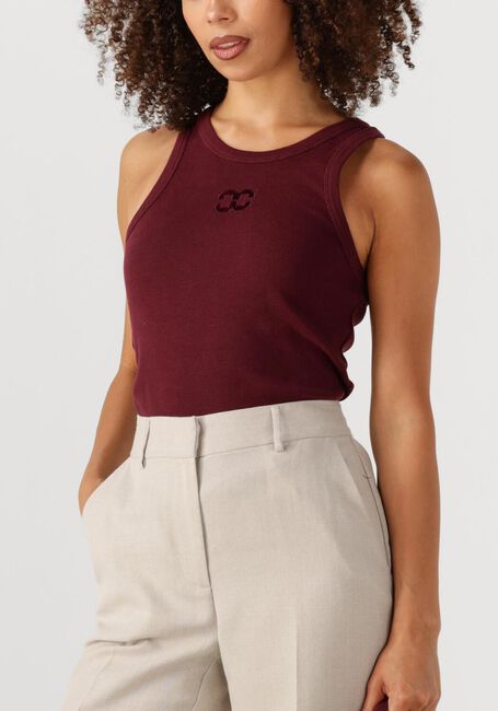 Bordeaux CO'COUTURE Top SAHARA EMBROIDERY TANK TOP - large