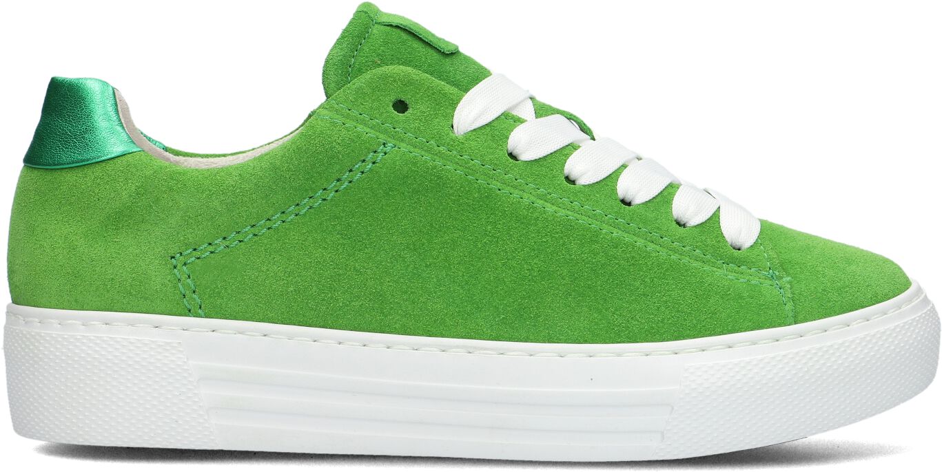 Gabor Lage Sneakers Dames 460.1, Maat: 41, Kleur: Groen