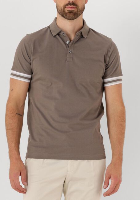 Taupe GENTILUOMO Polo POLO 3 BUTTON SS J2006-219 - large