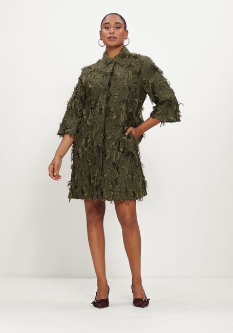 Donkergroene COPENHAGEN MUSE Mini jurk CMJANY-DRESS - large