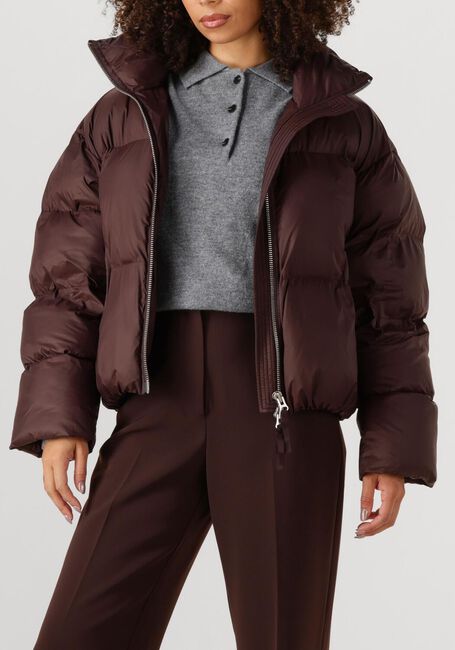 Bruine SECOND FEMALE Gewatteerde jas RIYA PUFFER JACKET - large