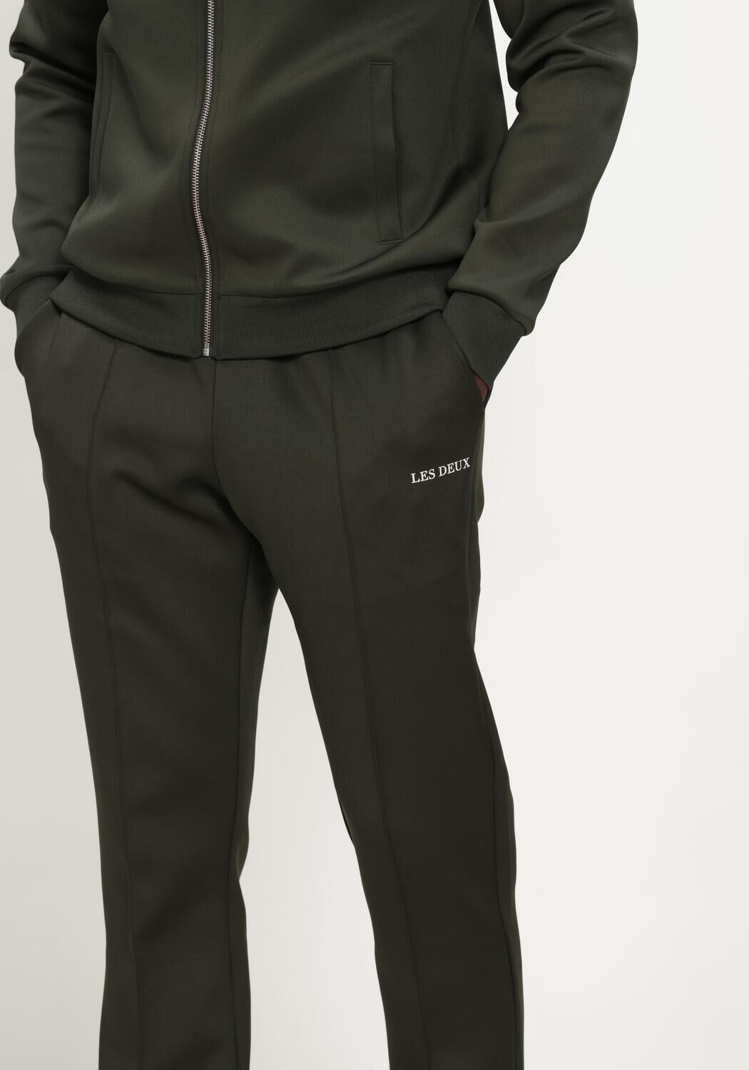 Groene LES DEUX Joggingbroek BALLIER TRACK PANTS - large