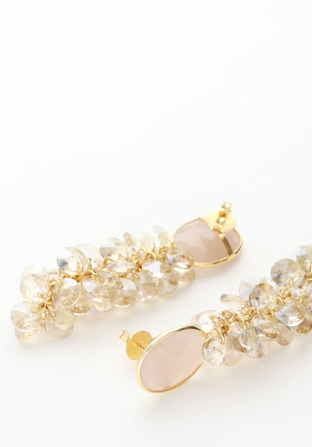 Creme LOTT. GIOIELLI Oorbellen GB CLUSTER OF THICK SEQUINS - large