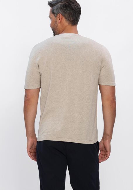 Beige PROFUOMO T-shirt T-SHIRT CREW NECK SS AERO EASE - large