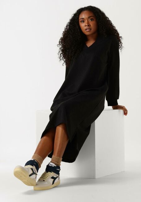 Donkerblauwe PENN & INK Midi jurk DRESS V - large