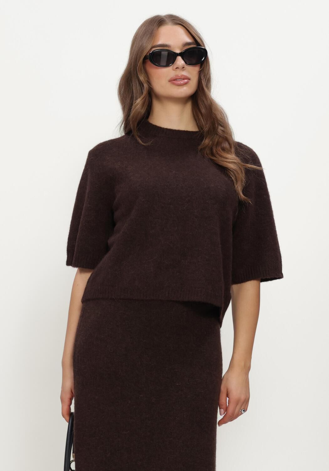 Bruine TWIST & TANGO Tops & T-shirts MADINA SHORT SLEEVE KNIT