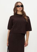 Bruine TWIST & TANGO Tops & T-shirts MADINA SHORT SLEEVE KNIT