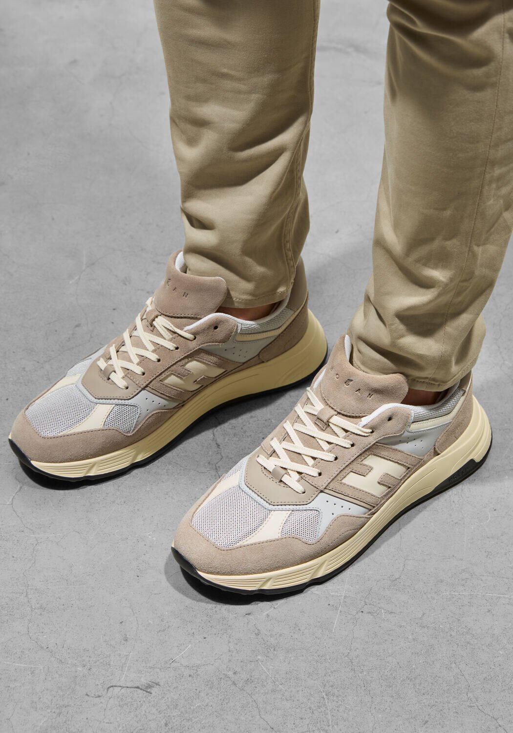 Witte HOGAN Lage sneakers HYPERLIGHT ALLACCIATO - medium