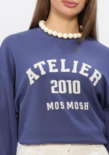 Blauwe MOS MOSH Sweater MMNIMA O-LS  SWEATSHIRT - large