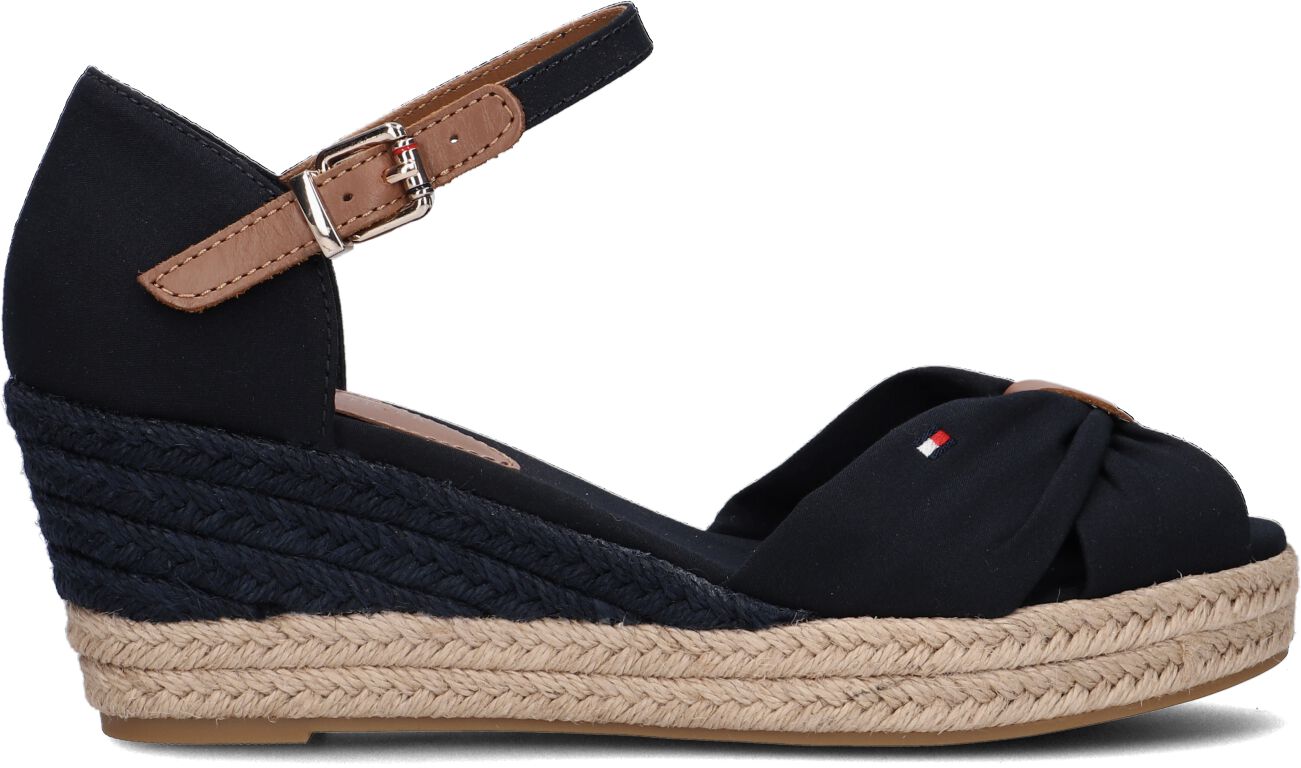 Tommy Hilfiger Espadrilles
Dames Basic Open Toe Mid Wedge, Maat: 41, Materiaal: Canvas, Kleur: Blauw