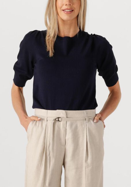 Zwarte SUMMUM Trui SHORT SLEEVE SWEATER - large