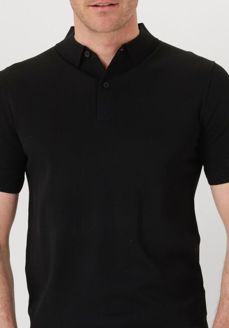 Zwarte GENTI Polo POLO BUTTON SS K2046-1260 - large