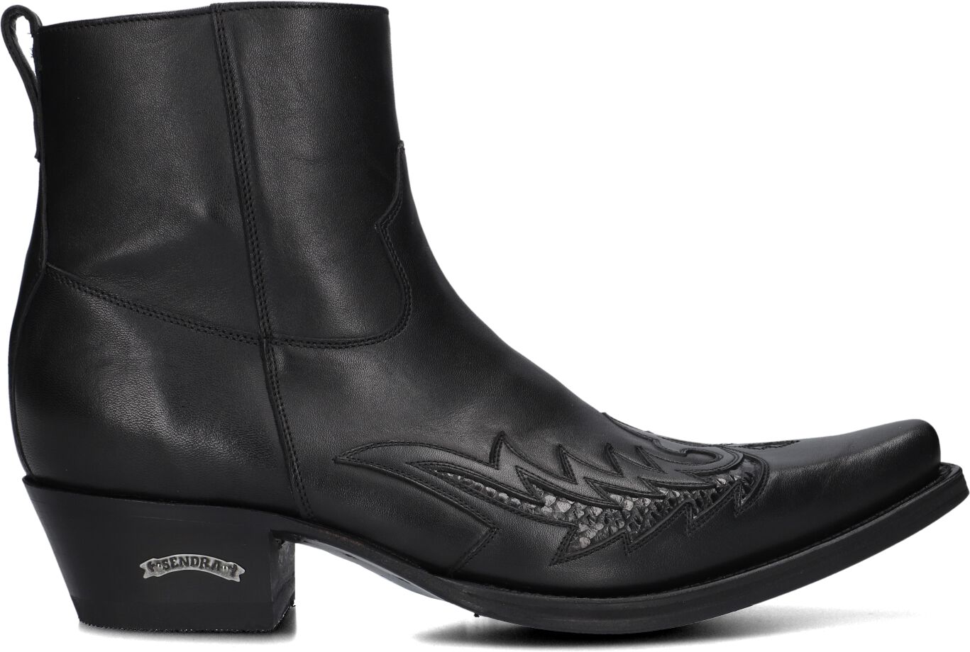 Sendra Cowboylaarzen Heren 12185p, Maat: 43, Materiaal: Leer, Kleur: Zwart